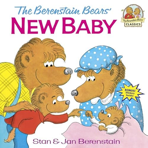 Book cover for The Berenstain Bears' New Baby by Berenstain, Stan
