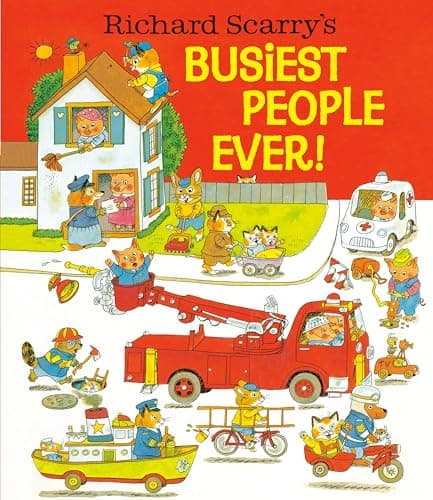 Book cover for Richard Scarry's Busiest People Ever! by Scarry, Richard