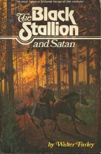 Book cover for BLK STALLION&SATAN-PA by Farley, Walter