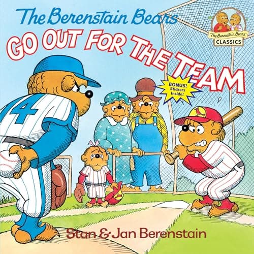 Book cover for The Berenstain Bears Go Out for the Team by Berenstain, Stan