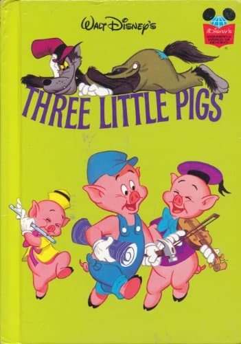 Book cover for The Three Little Pigs (Disney's Wonderful World of Reading) by Barbara Brenner