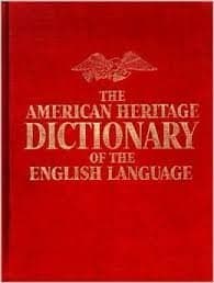 Book cover for The American Heritage Dictionary of the English Language by William Morris