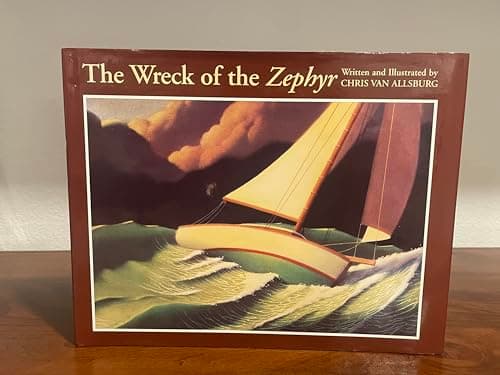 Book cover for The Wreck of the Zephyr by Van Allsburg, Chris