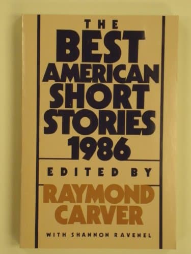 Book cover for Best American Short Stories, 1986 by Carver, Raymond