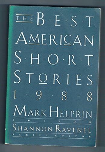 Book cover for Best American Short Stories, 1988 by Helprin, Mark