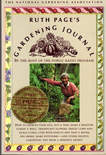 Book cover for Ruth Page's Gardening Journal by Page, Ruth W.