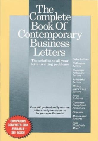 Book cover for The Complete Book of Contemporary Business Letters by Stephen P. Elliott