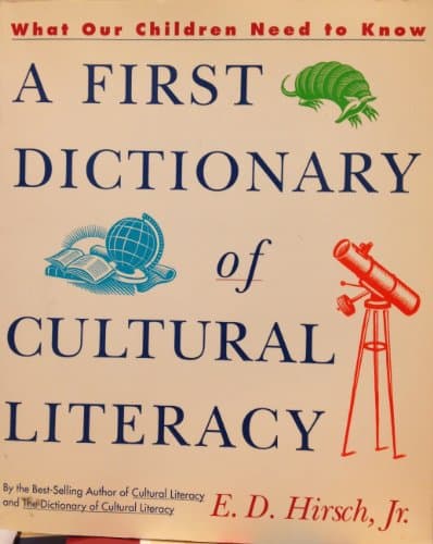 Book cover for A First Dictionary of Cultural Literacy by Hirsch, E. D.