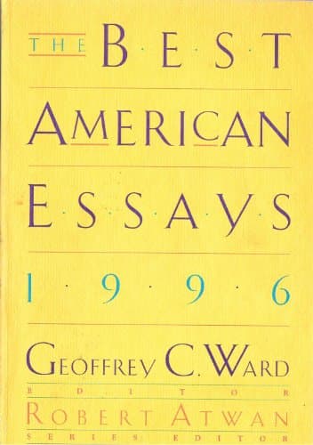 Book cover for The Best American Essays 1996 by Ward, Geoffrey C.