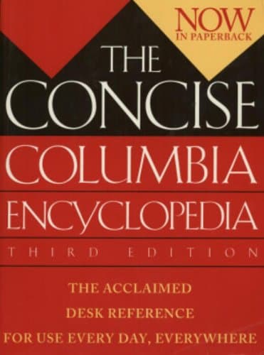 Book cover for The Concise Columbia Encyclopedia by Legasse, Paul