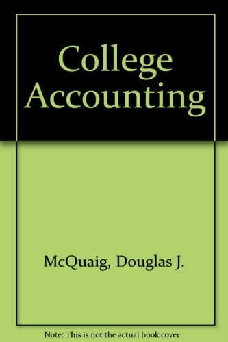College Accounting: Chapters 1-13
