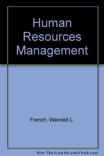 Book cover for Human Resources Management by French, Wendell L.