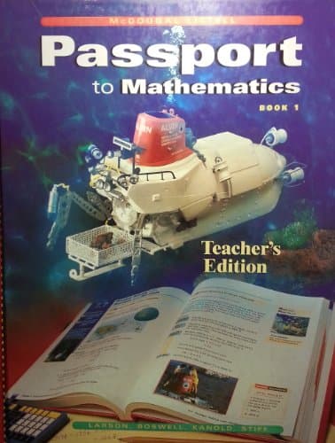 Book cover for Passport to Mathematics Book 1 (Teacher's Edition) by Ron Larson