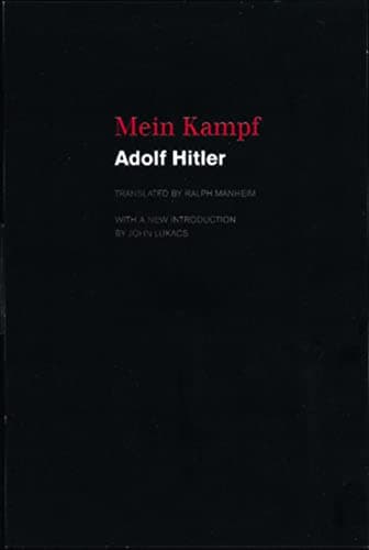 Book cover for Mein Kampf by Adolf Hitler