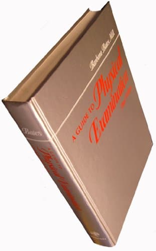 Book cover for A guide to physical examination by Bates, Barbara