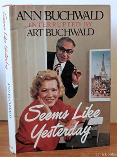 Book cover for Seems Like Yesterday by Buchwald, Ann
