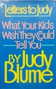 Book cover for Letters to Judy by Blume, Judy