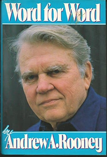 Book cover for Word for Word by Rooney, Andrew A.