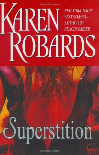 Book cover for Superstition by Robards, Karen