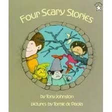 Book cover for Four Scary Stories by Johnston, Tony