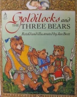 Book cover for Goldilocks and the Three Bears by Brett, Jan