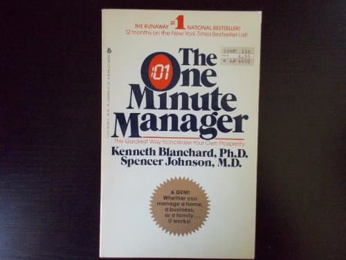 Book cover for The One Minute Manager by Blanchard, Kenneth