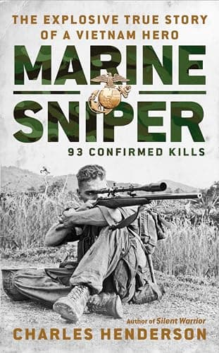 Book cover for Marine Sniper: 93 Confirmed Kills by Henderson, Charles