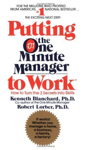 Book cover for Putting the One Minute Manager to Work by Blanchard, Kenneth