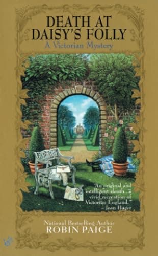 Book cover for Death at Daisy's Folly (Robin Paige Victorian Mysteries, No. 3) by Paige, Robin
