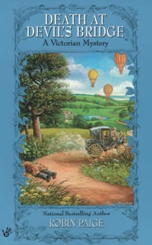 Book cover for Death at Devil's Bridge (Robin Paige Victorian Mysteries, No. 4) by Paige, Robin