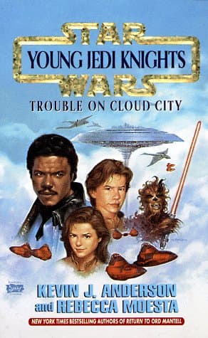 Book cover for Trouble On Cloud City (Star Wars: Young Jedi Knights) by Anderson, Kevin J.