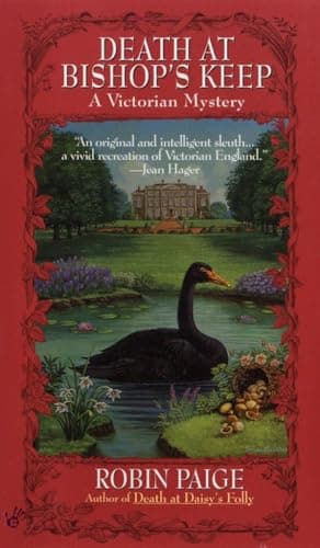 Book cover for Death at Bishop's Keep (Robin Paige Victorian Mysteries, No. 1) by Paige, Robin