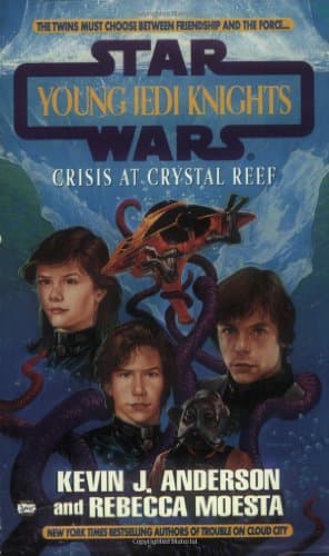 Book cover for Crisis at crystal reef: young jedi knights #14 (Star Wars: Young Jedi Knights) by Anderson, Kevin J.