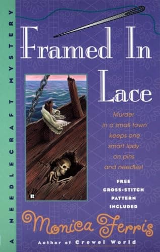 Book cover for Framed in Lace (A Needlecraft Mystery) by Ferris, Monica