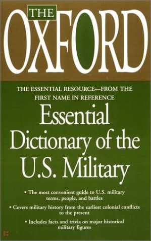Book cover for The Oxford Essential Dictionary of the U.S. Military by Oxford University Press