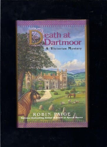 Book cover for Death at Dartmoor (Robin Paige Victorian 8) by Robin Paige