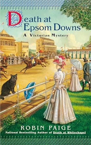 Book cover for Death at Epsom Downs (A Victorian Mystery) by Paige, Robin