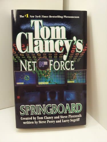 Book cover for Springboard (Tom Clancy's Net Force, Book 9) by Steve Perry