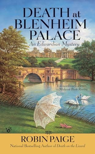 Book cover for Death at Blenheim Palace (An Edwardian Mystery) by Paige, Robin