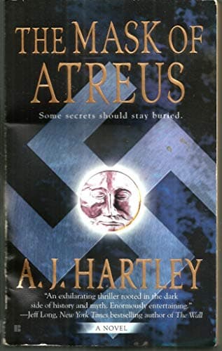 Book cover for The Mask of Atreus by Hartley, A. J.