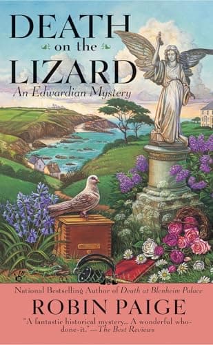 Book cover for Death on the Lizard (Robin Paige Victorian Mysteries, No. 12) by Paige, Robin