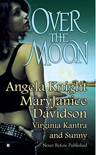 Book cover for Over the Moon by Knight, Angela
