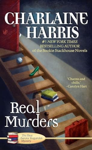 Book cover for Real Murders (Aurora Teagarden Mysteries, Book 1) by Harris, Charlaine