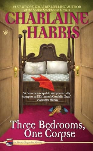 Book cover for Three Bedrooms, One Corpse (Aurora Teagarden Mysteries, Book 3) by Harris, Charlaine