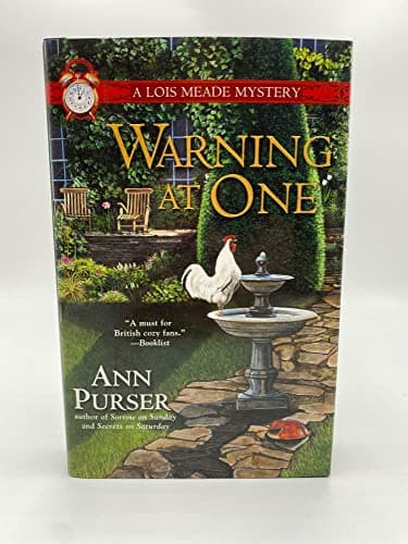 Book cover for Warning at One (Lois Meade Mystery) by Purser, Ann