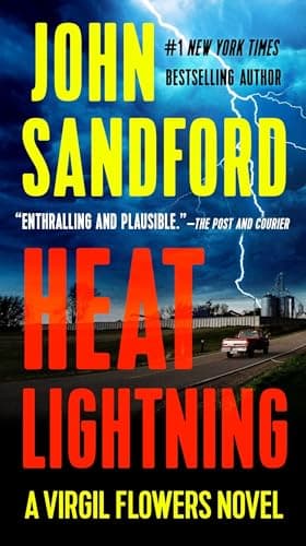 Book cover for Heat Lightning (Virgil Flowers, No. 2) by Sandford, John