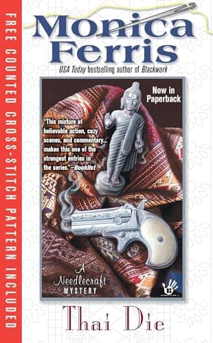 Book cover for Thai Die: A Needlecraft Mystery by Ferris, Monica