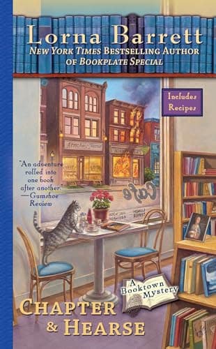 Book cover for Chapter & Hearse (A Booktown Mystery) by Lorna Barrett