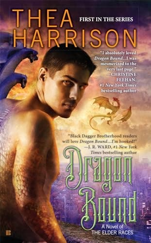 Book cover for Dragon Bound (Elder Races) by Harrison, Thea