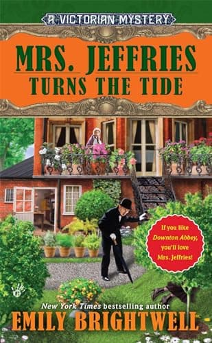 Book cover for Mrs. Jeffries Turns the Tide (A Victorian Mystery) by Brightwell, Emily